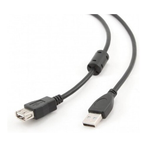 Gembird CCF-USB2-AMAF-15 podalj&amp;scaron;ek USB 2.0 M/F vrhunske kakovosti 4,5m črn Slike