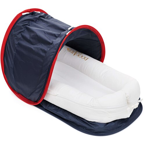 DockATot Za&amp;scaron;čita pred soncem in mrčesu Deluxe+ Endless Blue Slike