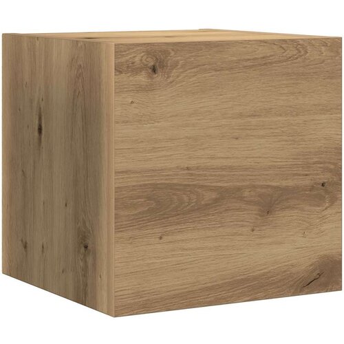 VidaXL Set TV komoda Zidne Ostalo s pohranom s vratima Podesiva 4 pcs hrast artisan 60 x 30 x 30 cm Slike