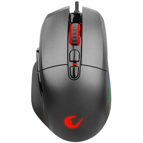  Miš gaming RAMPAGE SMX-R650 SCORE Usb Black, RGB illuminated 10000 Dpi, PMW-3325, 8D. Programable Gaming Mouse Cijene