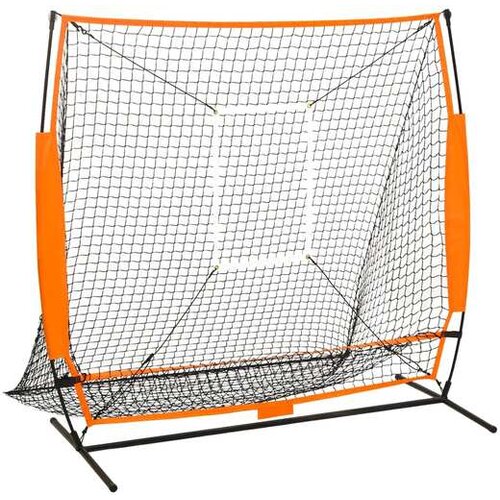  Vadbena mreža za baseball črna 174x76x158,5 cm Cene