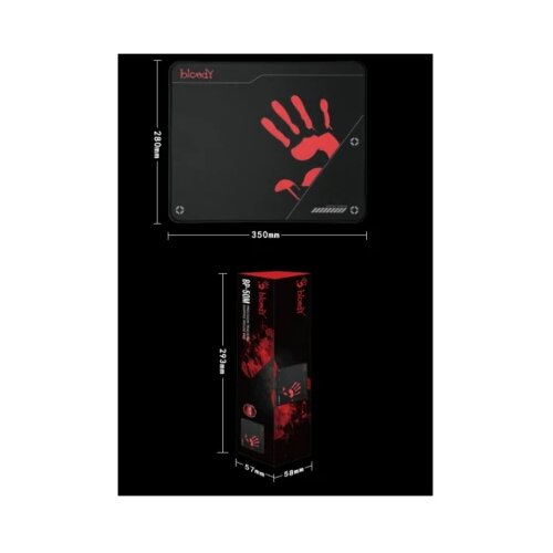 A4Tech Podloga za mi&amp;scaron;, 350 x 280mm, 3mm - A4-BP-50M Bloody Slike