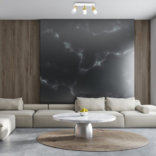  SPOT svetiljka JOKER 3xGU10/25W/230V bela/zlatna Slike