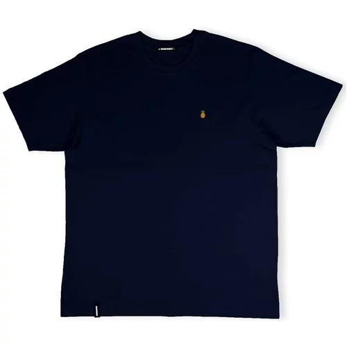 Organic Monkey Majice & Polo majice Fine Apple T-Shirt - Navy Modra