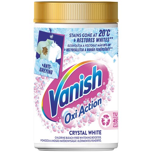 Vanish Oxi Action prašak za fleke white 970g Cene