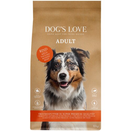 Dog's Love Adult govedina - Varčno pakiranje: 2 x 12 kg Cene