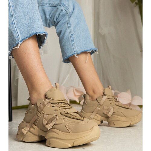 Gemre Brown women&amp;#039;s chunky sports sneakers Zarina Slike