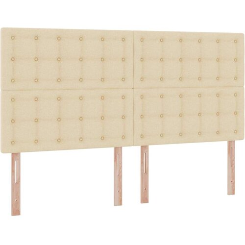  s od storage s uzglavljem Krema 180 x 200 cm Tkanina Slike