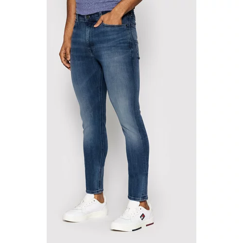Tommy Jeans Jeans hlače Simon DM0DM09563 Mornarsko modra Skinny Fit