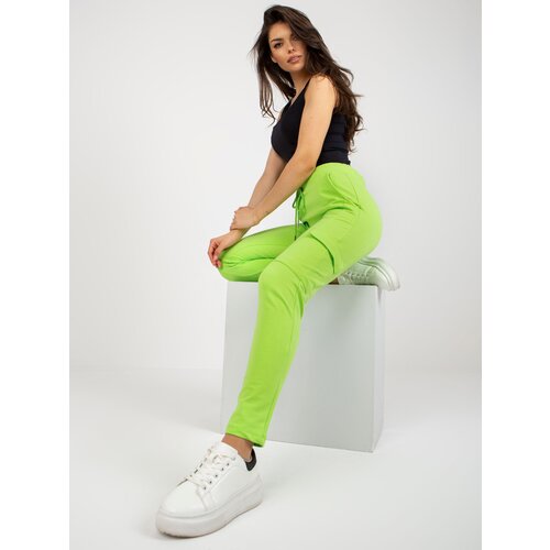RELEVANCE Sweatpants-RV-DR-8695.80-lime green Slike
