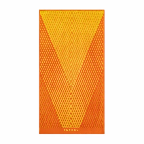 Zwoltex Unisex's Gym Bench Towel Energy AB Orange/Yellow