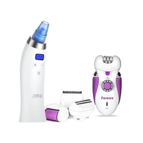 Set epilator foraco 4 u1 & umi aparat za čišćenje lica beli ( 358013 ) Slike