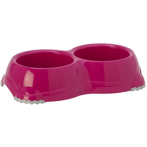 Moderna smarty bowl double cinija hot pink 2x220ml Slike