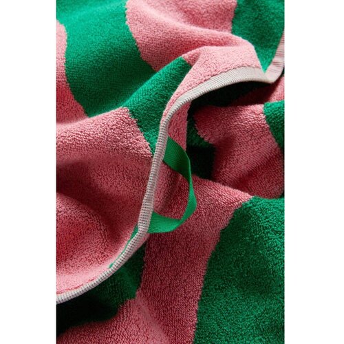 Jotex Zelena/rožnata bombažna brisača 50x70 cm Waves &amp;ndash; Slike