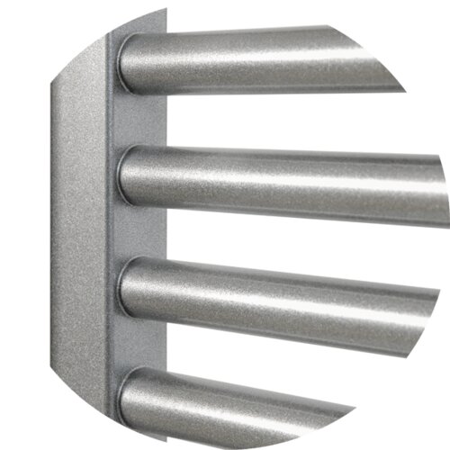 Bial kopalni&amp;scaron;ki cevni radiator Sora Midd 450 x 1694 mm (Platinum) Slike