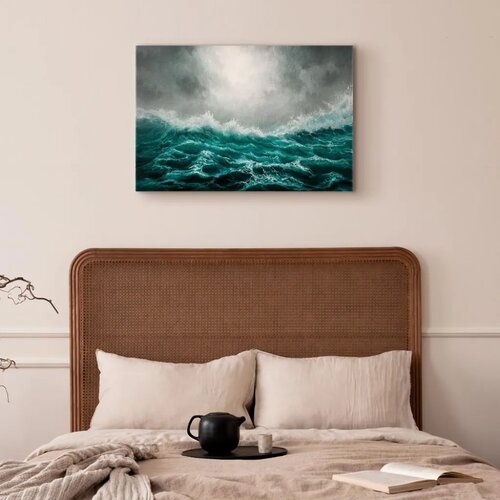  Slika - Restless Ocean (1 Part) Wide 30x20 Akustična Slike