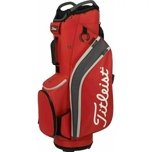 Titleist Cart 14 Dark Red/Graphite/Grey Golf torba Cart Bag