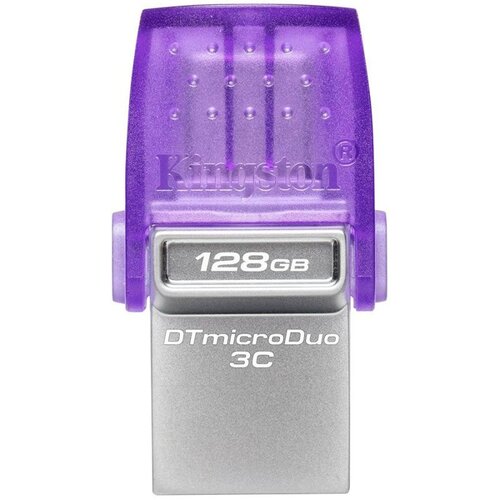 Kingston 128GB DataTraveler microDuo 3C 200MB/s dual USB-A + USB-C, EAN: 740617328165 Slike