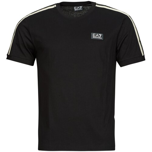 Ea7 Emporio Armani Majice s kratkimi rokavi TRAIN LOGO SERIES M TAPE TEE SS CO - TRAIN LOGO SERIES M TAPE TE Črna Slike