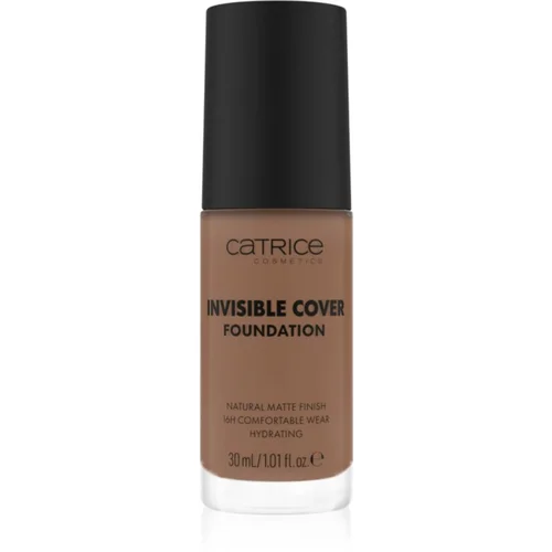 Catrice Invisible Cover Foundation tekući prekrivajući puder s mat efektom nijansa 055W 30 ml