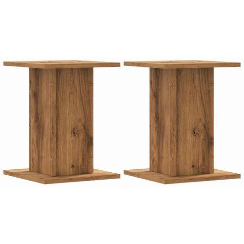 VidaXL Stojalo za rastline 2 kosa artisan hrast 30x30x40 cm inž. les, (21366400) Slike