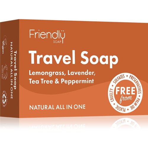 Friendly Soap Travel Soap Hair &amp;amp; Body prirodni sapun za tijelo i kosu 95 g Slike