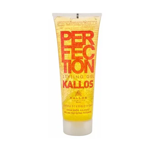 Kallos Cosmetics Perfection Extra Strong izjemno močan gel za lase 250 ml