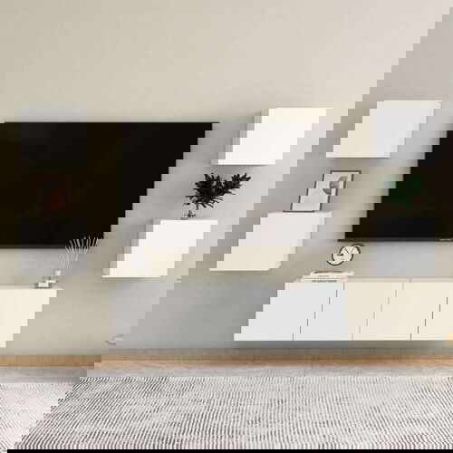  6-dijelni set TV ormarića bijeli od iverice Cijene