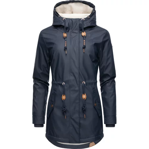 Ragwear Tehnička jakna 'Monadis Rainy' mornarsko plava / smeđa / bijela