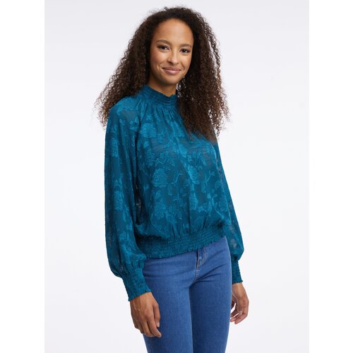 Orsay Blue Ladies Patterned Blouse - Women Slike