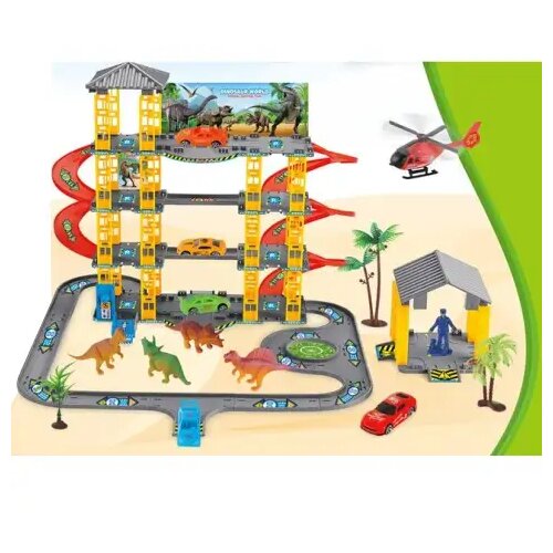 Magic Toys Parking garaža na kat sa dinosaurima Cene