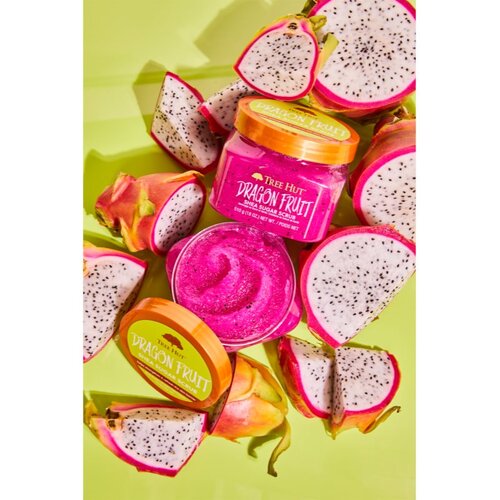 TREE HUT Shea Sugar Scrub Dragon Fruit sladkorni piling za telo 510 g Slike