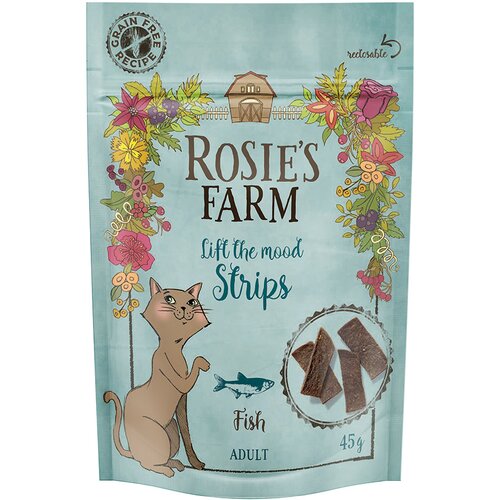 Rosie's Farm Snack "Strips" riba - 3 x 45 g Cijene