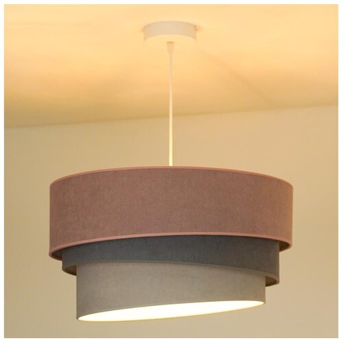  Duolla - Luster na sajli TRIO 1xE27/15W/230V &Oslash; 45 cm ružičasta/siva/bela Cene