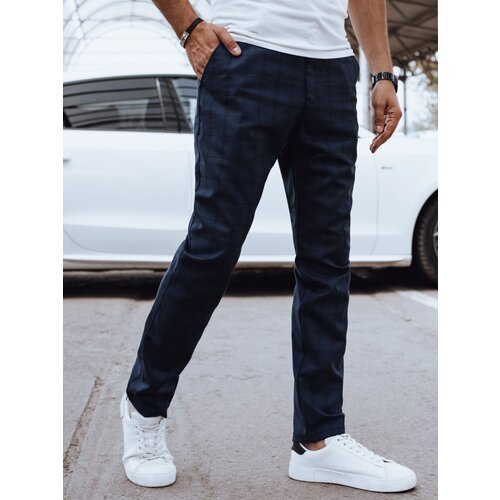 DStreet Spodnie męskie casual ciemnogranatowe Slike