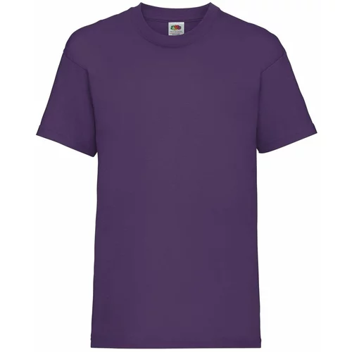 Fruit Of The Loom Purple Cotton T-shirt