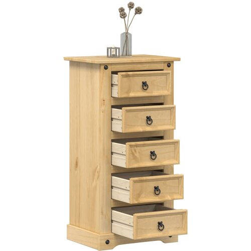 vidaXL Noćni ormarić Corona 53x39x103 cm od masivne borovine Cijene