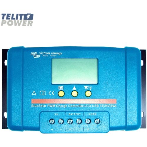 Victron Energy Victron BlueSolar PWM LCD&USB 12/24V-30A &ndash; Solarni regulator punjenja Cene