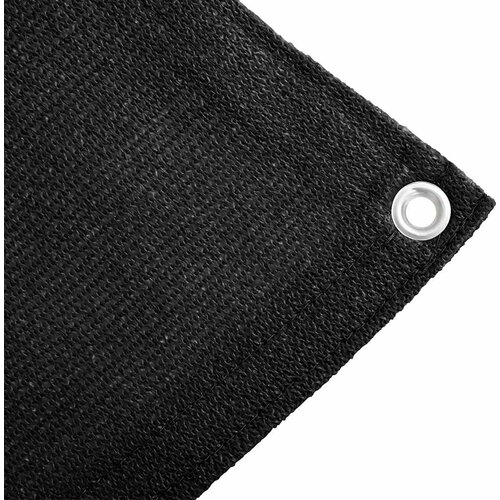  Tepih za &amp;scaron;ator 400 x 400 cm crni HDPE Slike