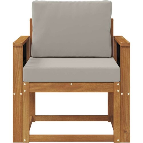  Set vanjskih sofa Čvrsto drvo akacije i poliester Slike