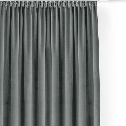 Filumi Siva zavjesa za djelomično zamračenje od samta 530x250 cm Velto &amp;ndash; Slike