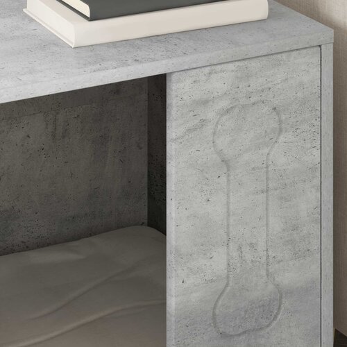  Kućica za pse Beton 44 x 42 x 49 cm Konstruirano drvo Slike