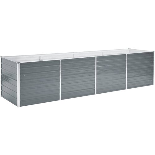  Sadilica od pocinčanog čelika 320 x 80 x 77 cm siva Cijene