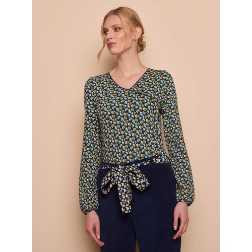 Tranquillo Dark blue patterned blouse - Women Slike