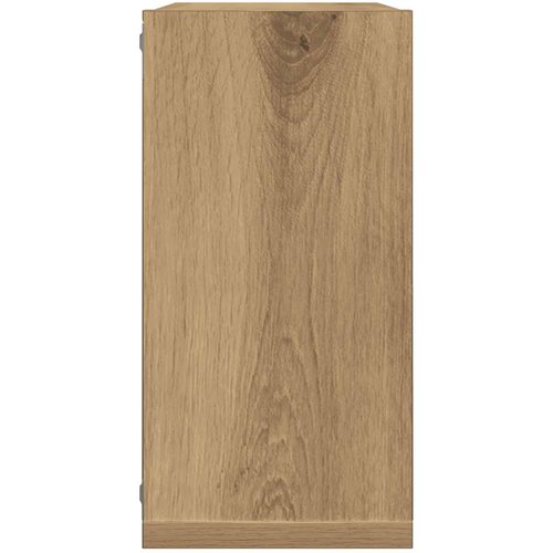  Kockaste zidne police 6 kom boja hrasta 30x15x30 cm drvene Slike