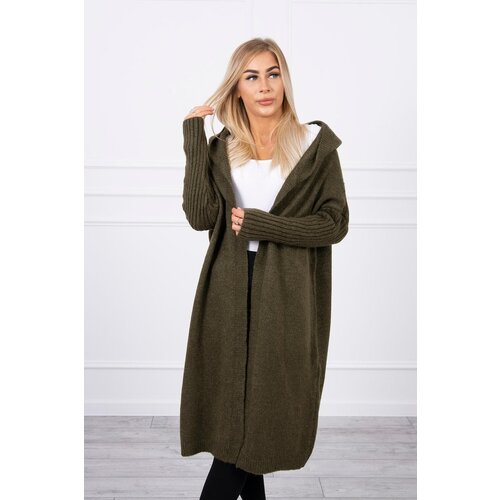 Kesi Hooded sweater in khaki color Slike