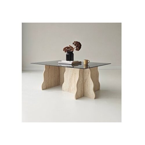 Hanah home sto za dnevnu sobu canyon travertine fume Cene