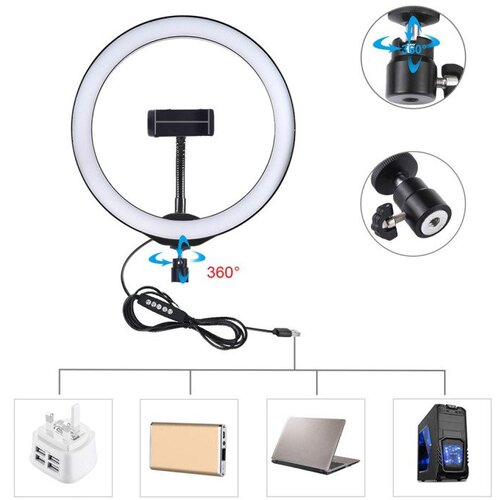 PULUZ tripod 1,1m + 26cm RGBW LED Ring Vlogging PKT3044 Cijene