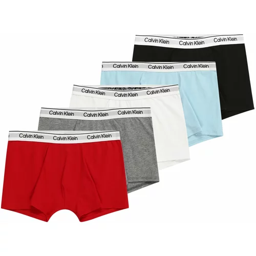 Calvin Klein Underwear Spodnjice svetlo modra / siva / rdeča / črna / bela