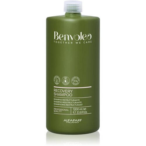 ALFAPARF MILANO Benvoleo Recovery &amp;scaron;ampon za prestrukturiranje las za po&amp;scaron;kodovane lase 1000 ml Slike